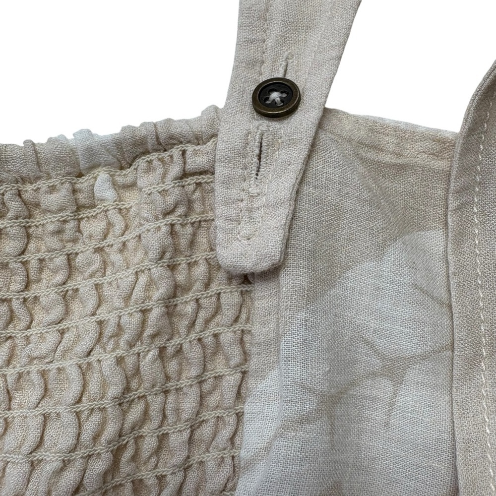 NWT Anthropologie Pilcro Sleeveless Square-Neck Linen Blend Midi Dress M - Picture 6 of 16